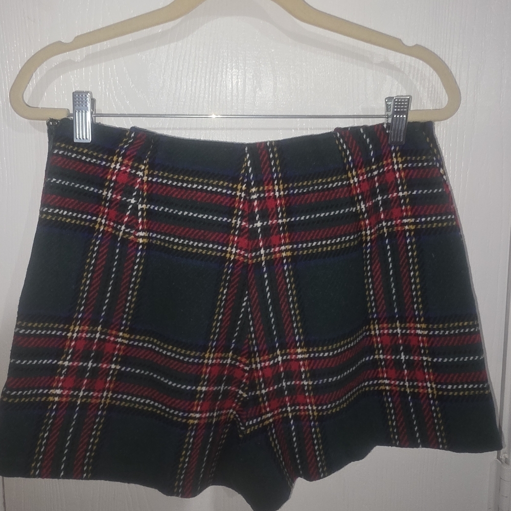 Plaid Women's Shorts Skorts - Picture 3 of 12